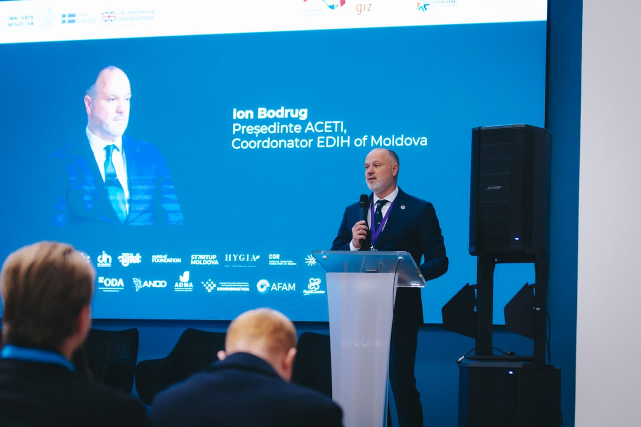 Digitalizare pentru companii și instituții publice: la Chișinău a avut loc prima conferință EDIH of Moldova — 2