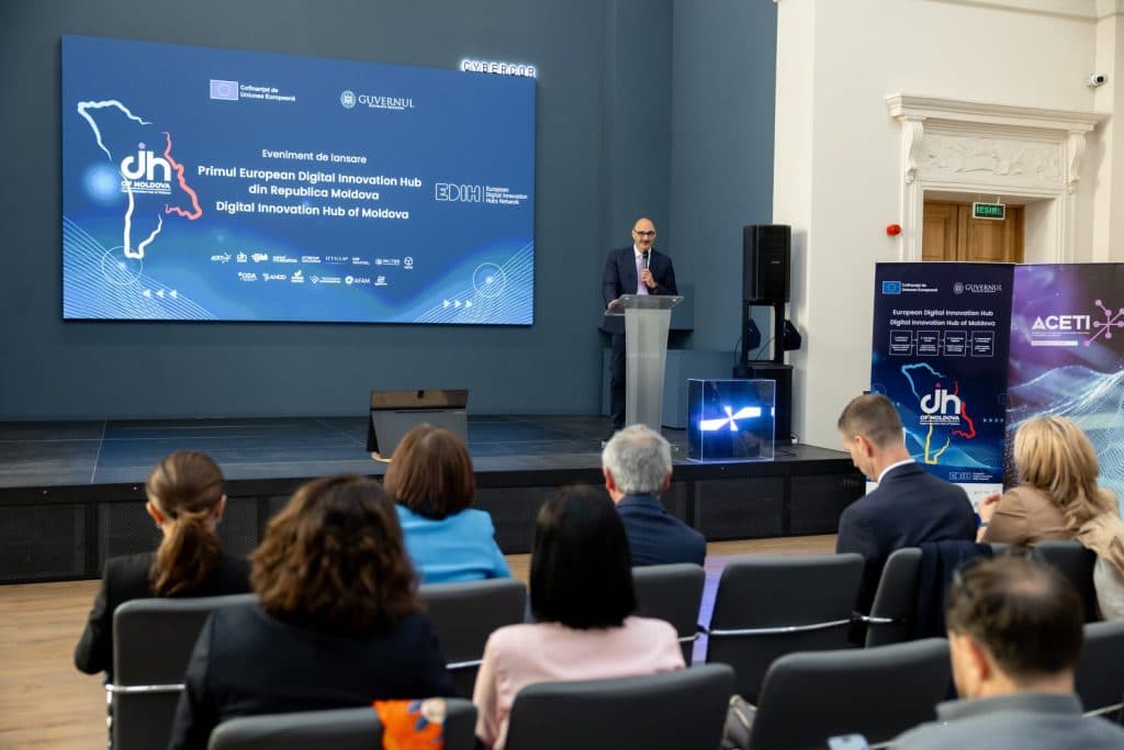 În Republica Moldova a fost lansat primul Hub European de Inovare Digitală – EDIH „DIH of Moldova” — 16