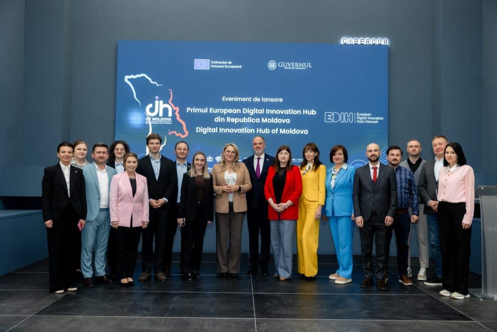 În Republica Moldova a fost lansat primul Hub European de Inovare Digitală – EDIH „DIH of Moldova” — 30